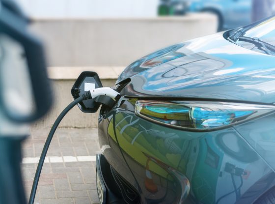 Charging electric car