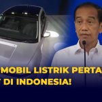 Penampakan Mobil Listrik Pertama Dibuat di RI yang Diresmikan Jokowi!