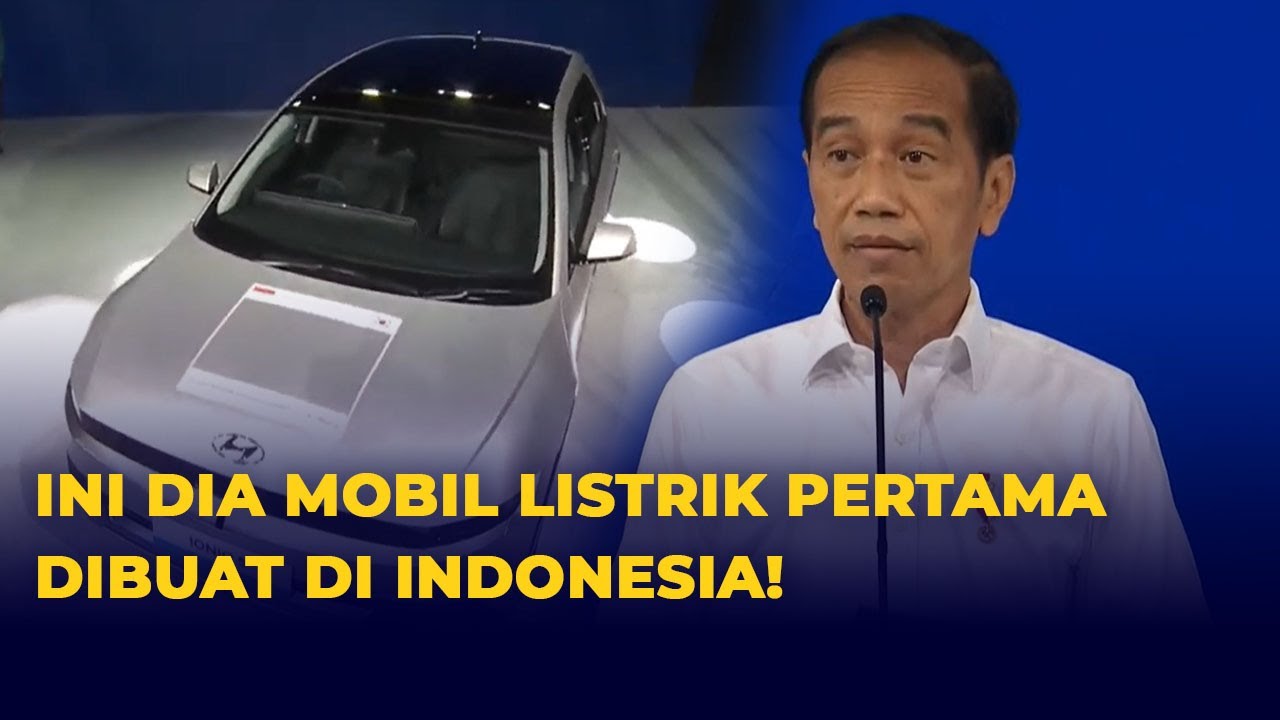 Penampakan Mobil Listrik Pertama Dibuat Di RI Yang Diresmikan Jokowi ...