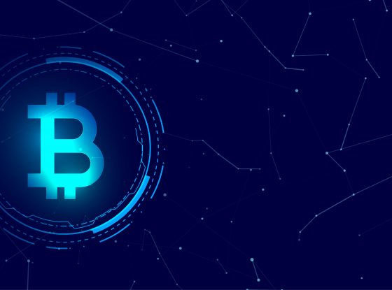 bitcoin blockchain digital coin crypto currency concept backgrou
