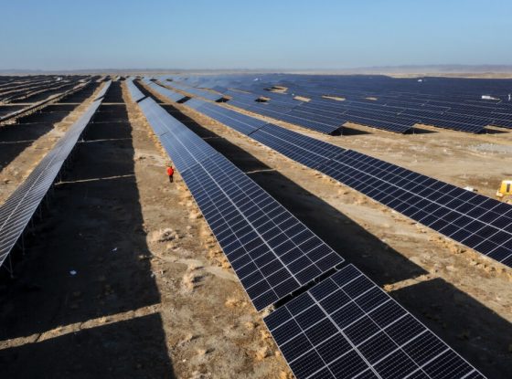 A Photovoltaic Power Plant in Karamay