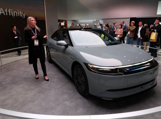 FILE PHOTO: Honda EV concept car at CES 2024 consumer electronics trade show in Las Vegas