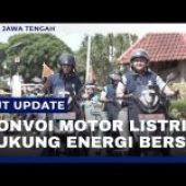 Ratusan Motor Listrik Konvoi Kampanye Energi Bersih